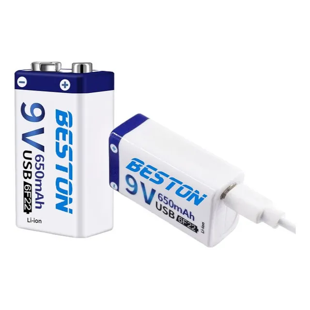 Bateria 9v Recargable 650mah