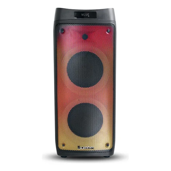 Caixa De Som Portátil Bluetooth Bomber Beatbox 1400 8'' Som Full Led Tws Bateria 127/220v