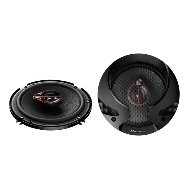 Parlante tipo coaxial Pioneer TS-R1651S para carro/camioneta color negro de 4Ω 6.5" x 6.5" x 6.5 " x 2 unidades