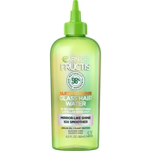 Garnier Fructis Sleek Amp; Pulido De Cristal De Agua, 49mpd