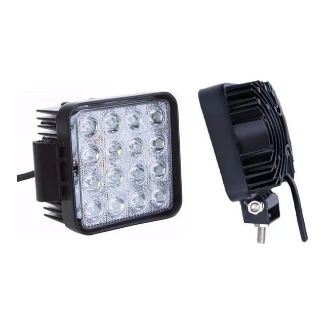 X2 Foco Faenero/neblinero 16 Led Alto Lúmen 48w 12-24v 55mm