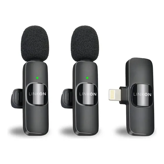 Microfono Inalambrico Solapa Lavalier Linkon Profesional - Entrada iPhone | Cuotas sin interés