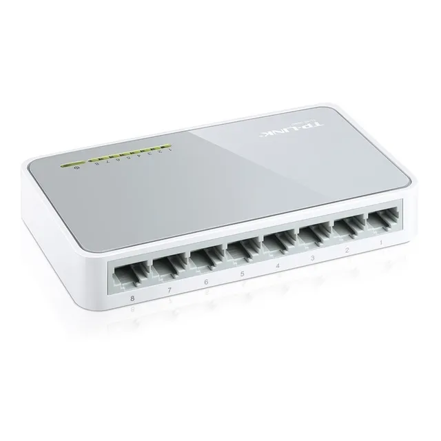 Tp-link, Switch De Escritorio 8 Puertos 10/100, Tl-sf1008d