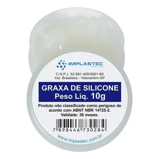 Graxa Silicone 10g 100% Pura Airsoft Paintball Eletronica Nf Graxa Silicone 10g 100% Pura Airsoft Paintball Eletronica Nf