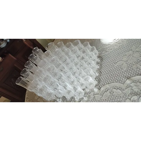 Juego De Copas De Cristal 