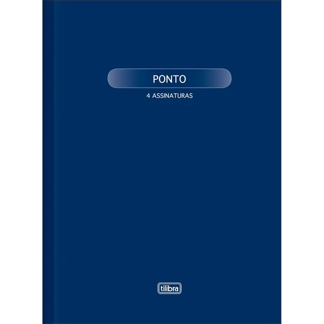 Livro De Ponto Capa Dura Grande 4 Assinatura 100 Fls Tilibra