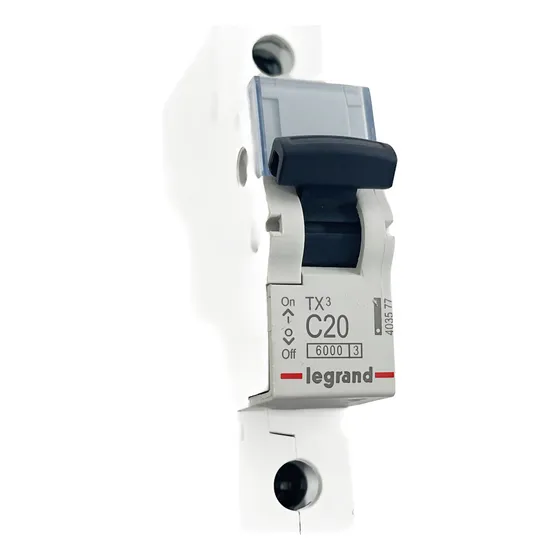 Interruptor Automatico 20Amperes C20a Tx3 Din Legrand Certificado