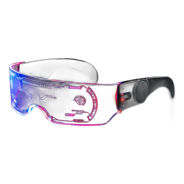   Lentes O Gafas Futurista Con Luz Led