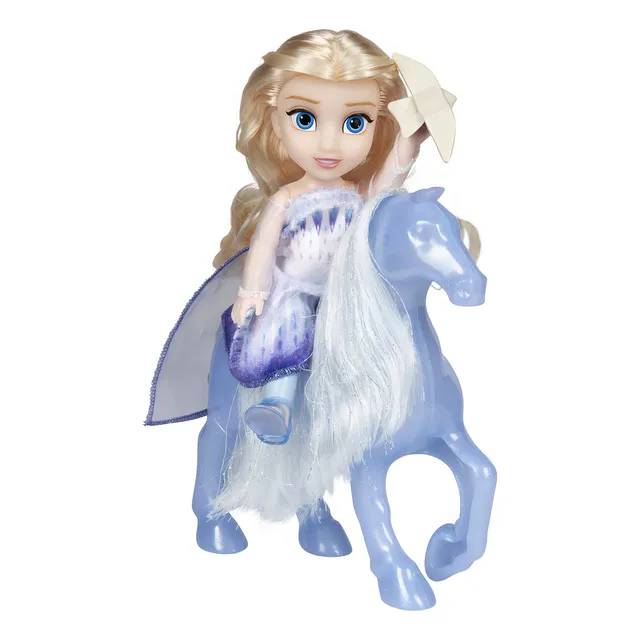 Disney Frozen Elsa Doll Petite Snow Queen & Water Nokk Hors