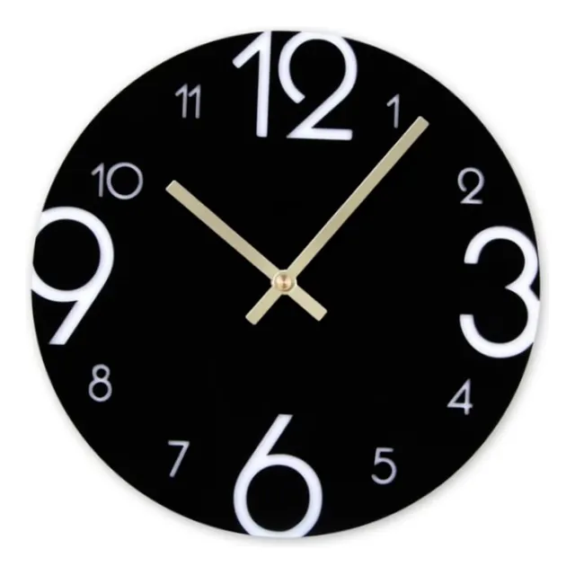 Aboofan Reloj Silencioso Moderno Pared Acrilico Digital Mano
