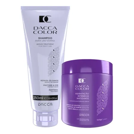 Dacca Professional Kit Shampoo E Máscara Matizante Capilar