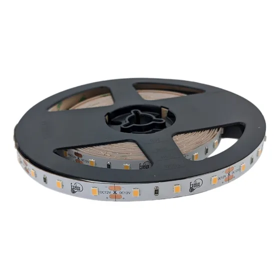 Cinta Led Calida 2835 12v 3000k Exelux Ip20 10 Metros 6w