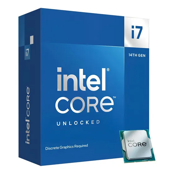 Procesador Intel Core I7 14700kf Lga 1700 Oc 20 Núcleos
