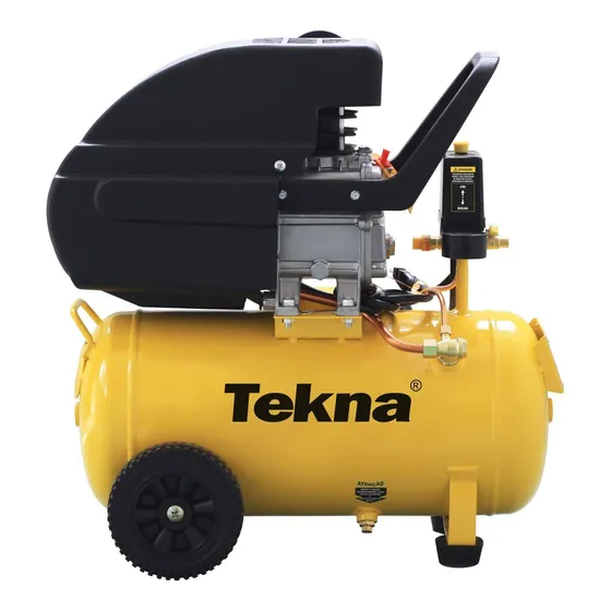 Compressor de ar 6,4 pés 20L 2hp 116 lbs - CP8022 Tekna