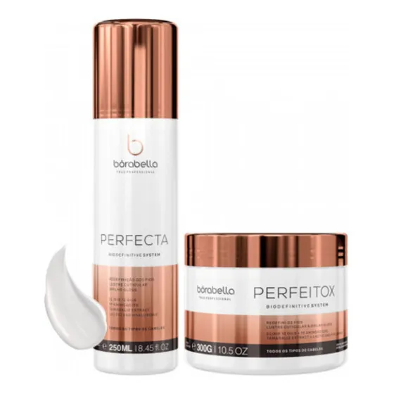 Borabella Perfecta 250ml + Perfeitox Controle Do Frizz 300g