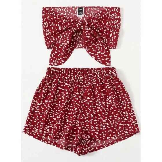 Conjunto De 2 Piezas Con Estampado Talla S