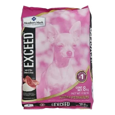 Alimento Exceed Razas Pequeñas Sabor Cordero Y Arroz 8kg