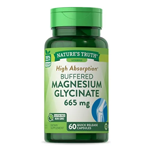 Suplemento Nature's Truth De Glicinato De Magnesio 665 Mg 60
