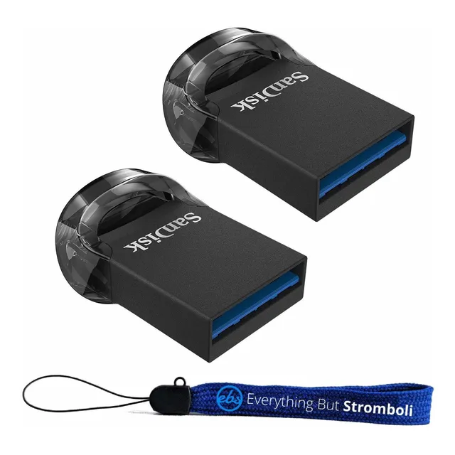 2 Pendrives Sandisk 128gb Ultra Fit Usb 3.1 Low-profile 2 Pa