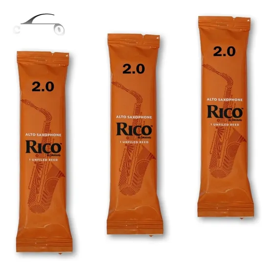 Rico Sax Alto 3 Palhetas Saxofone Alto Nº 1.5 2.0 2.5 3.0