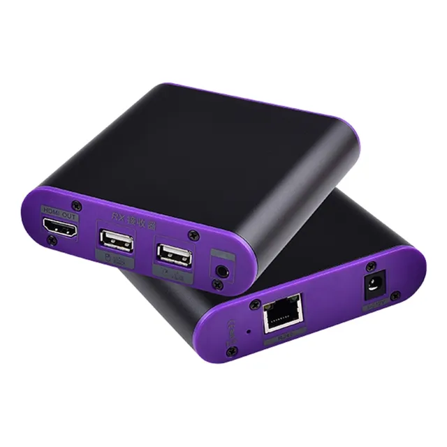 Extensor Hdmi Eu Plug Cat872-kvm Sobre Cable Cat5e/cat6
