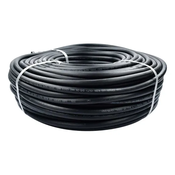 Cable Industrial Rudo 2x10 Awg Iusa 301748 Negro 100m