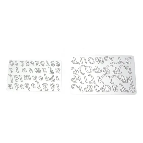 Troqueles Para Hacer Tarjetas Con Forma De Letras De Acero A