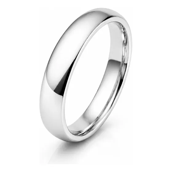Aliança Prata Feminina Masculina Fina Namoro Compromisso 3mm