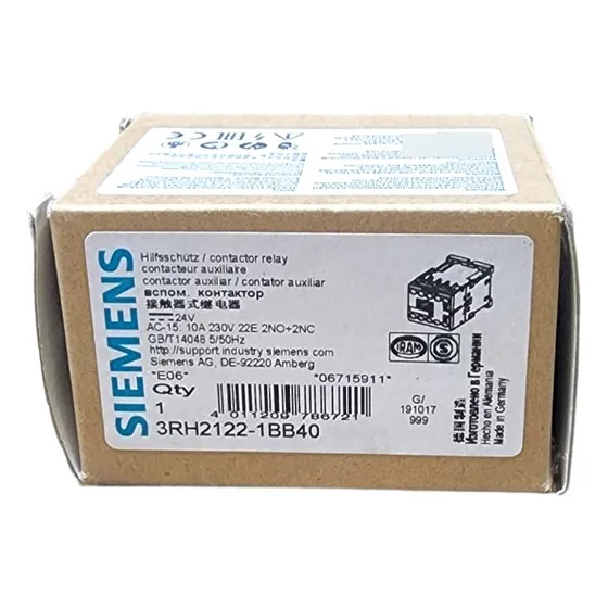 3rh2122-1bb40 Contactor Auxiliar 2na+2nc 24vd Siemens