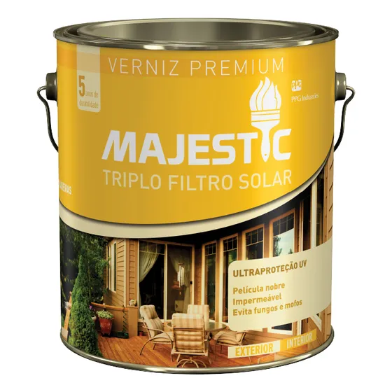 Barniz Madera Triple Filtro Y Antihongos Renner - 900 Ml
