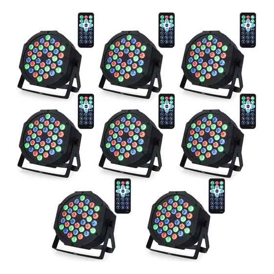 Luzes De Dj, 36 Luzes De Par De Led, Luzes De Palco Com Ação