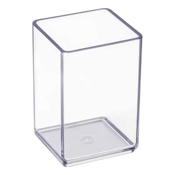 Porta Lápis E Objetos Tradicional Acrílico Cristal Acrinil