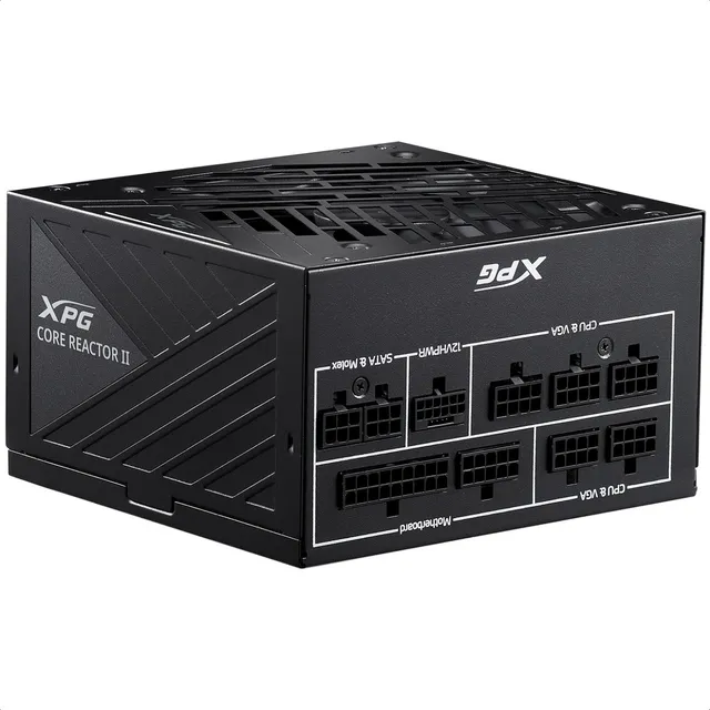 Fuente de poder para PC XPG CORE REACTOR II XPG 850W negra 127V