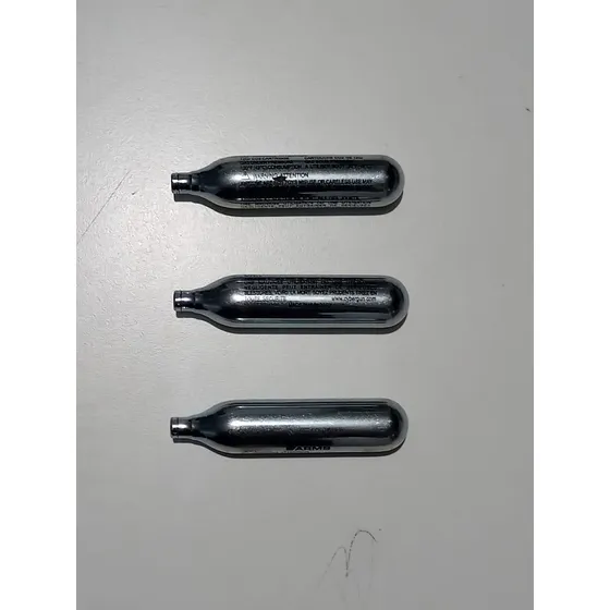 Kit 3 Garrafitas Descartables Co2 12 Gr Para Pistolas 