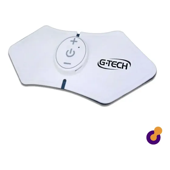 G-tech Eletroestimulador Massageador Tens Alivio Já Anvisa Cor Branco Bi
