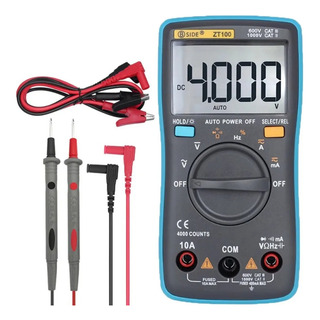 Multímetro Zt100 4000 Contagens, Mini Lcd Digital Automático Multímetro Zt100 4000 Contagens, Mini Lcd Digital Automático