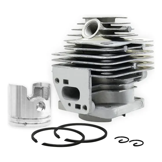 Kit Cilindro Motor Pistão Anéis Roçadeira Garthen Cg330b 33c