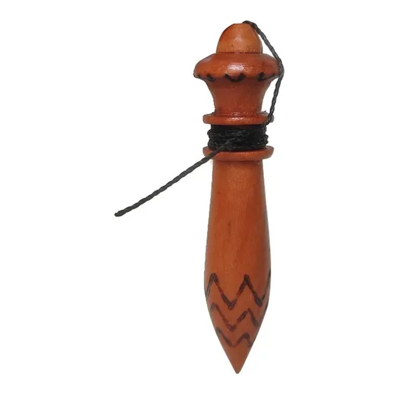 Kit 2 Pêndulo Egípcio Com Lastro Chumbo Madeira  Radiestesia