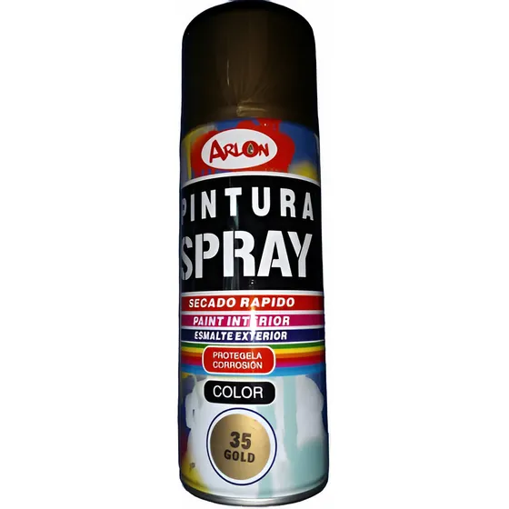 Pintura Spray Dorado ,gold 35 ,arlon 300ml