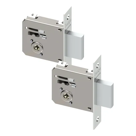 Kit 2 Trava Tetra Haga Auxiliar 601 Inox 304 Roseta Quadrada