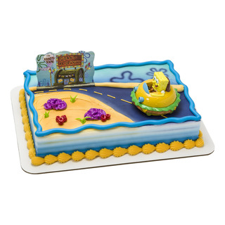 Decoset Bob Esponja Krabby Patty Cake Topper 2 Piezas Decoset Bob Esponja Krabby Patty Cake Topper 2 Piezas