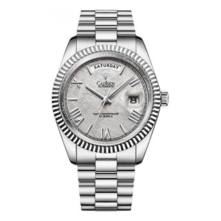 Silver - Reloj Cadisen 8185 Automático Para Hombre De Acero Silver - Reloj Cadisen 8185 Automático Para Hombre De Acero