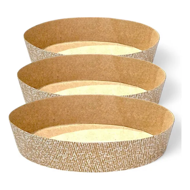 Forma Colomba Pascal 500g Forneável Oval Kit 50 Unidades