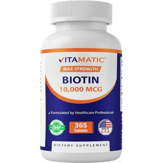 Vitamatic Biotina 10,000 Mcg Para Cabello Piel Uñas