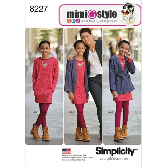 Creative Patterns Patron Simplicity Niña 'y Niñas' Plus Al