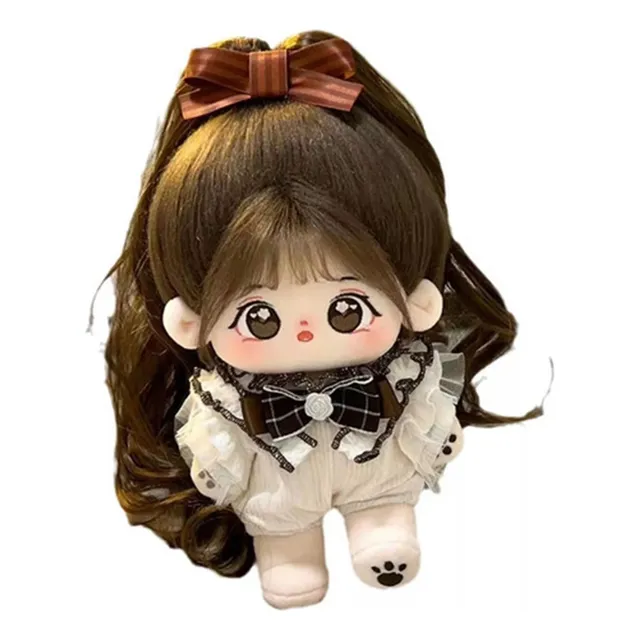 . Muñeca De Algodón De 20 Cm, Bonita Muñeca De Pelo Frito,