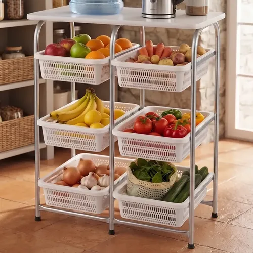 Fruit Plate Gifts Display Stand Vegetables Countertop | MercadoLibre