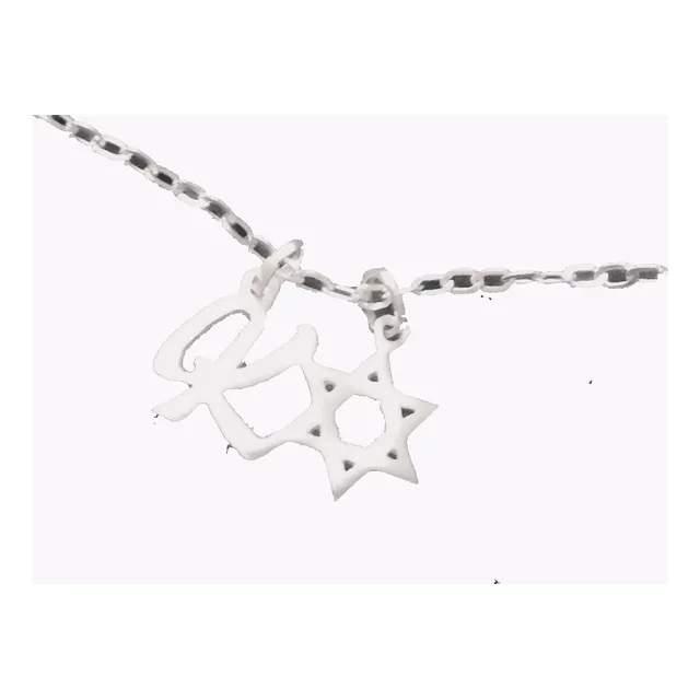Pulsera Personalizada En Plata. Hacemos Logo, Letra, Símbolo