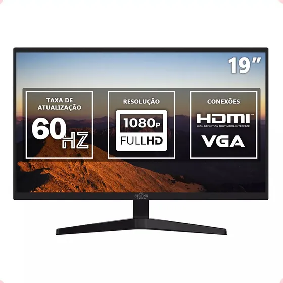 Computador Completo Strong Tech Intel I7 16gb Ssd 480gb 19 Monitor