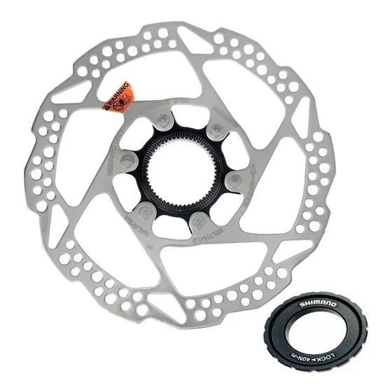 Disco Rotor Shimano Rt54 Centerlock 160mm Cor Prateado